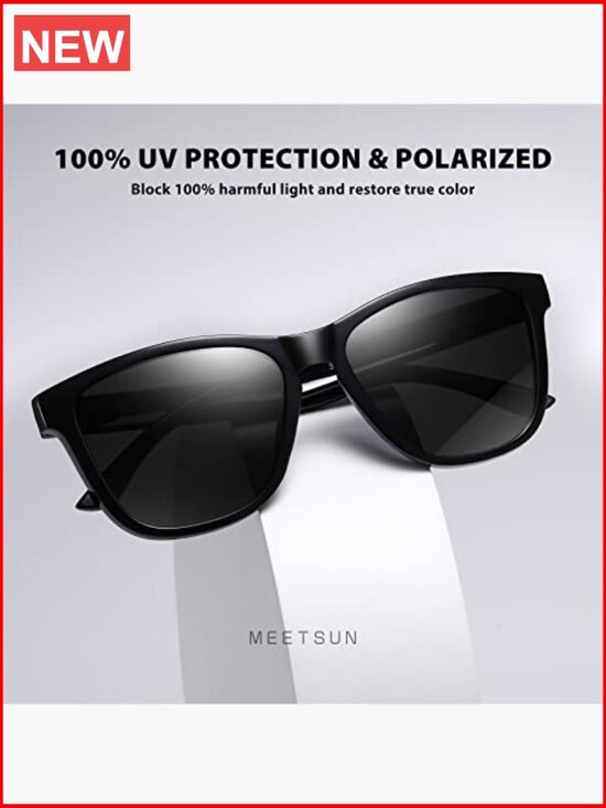 Polarized Sunglasses for Women Men UV400 Protection 3-Pack Retro Style